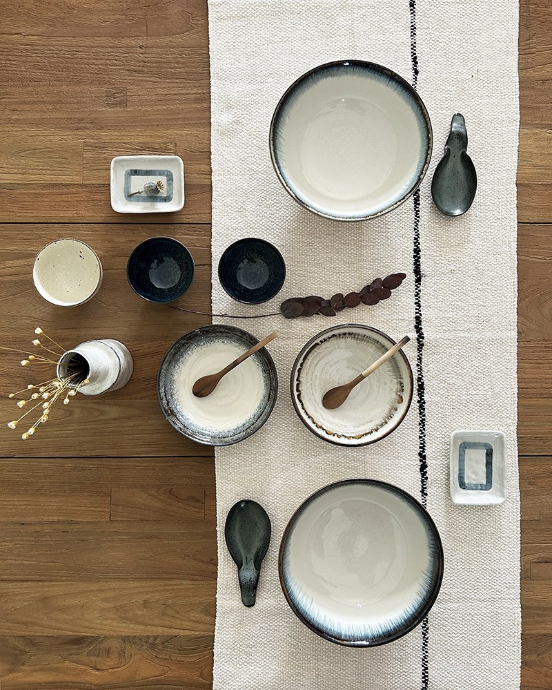 Chemin de table Fuse en coton