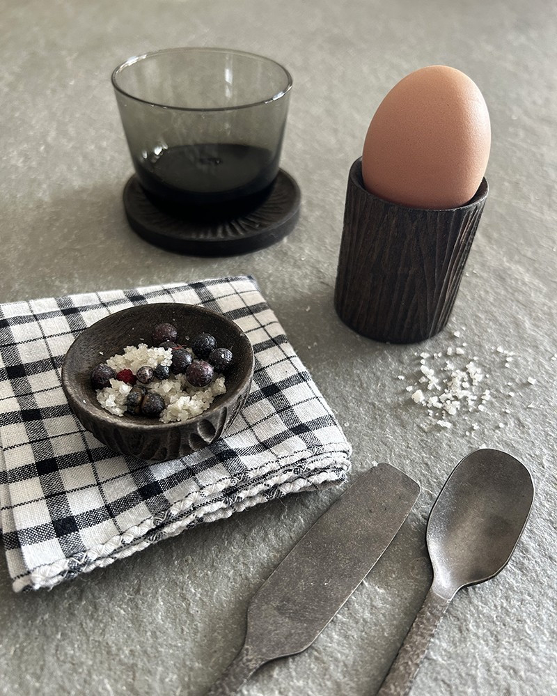 Accessoires de table Kerf en bois de manguier