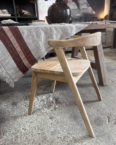 Chaise Etnik en teck