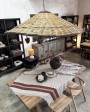 Wicker Parasol pendant lamp