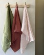 Linen Moss Green kitchen towel/apron