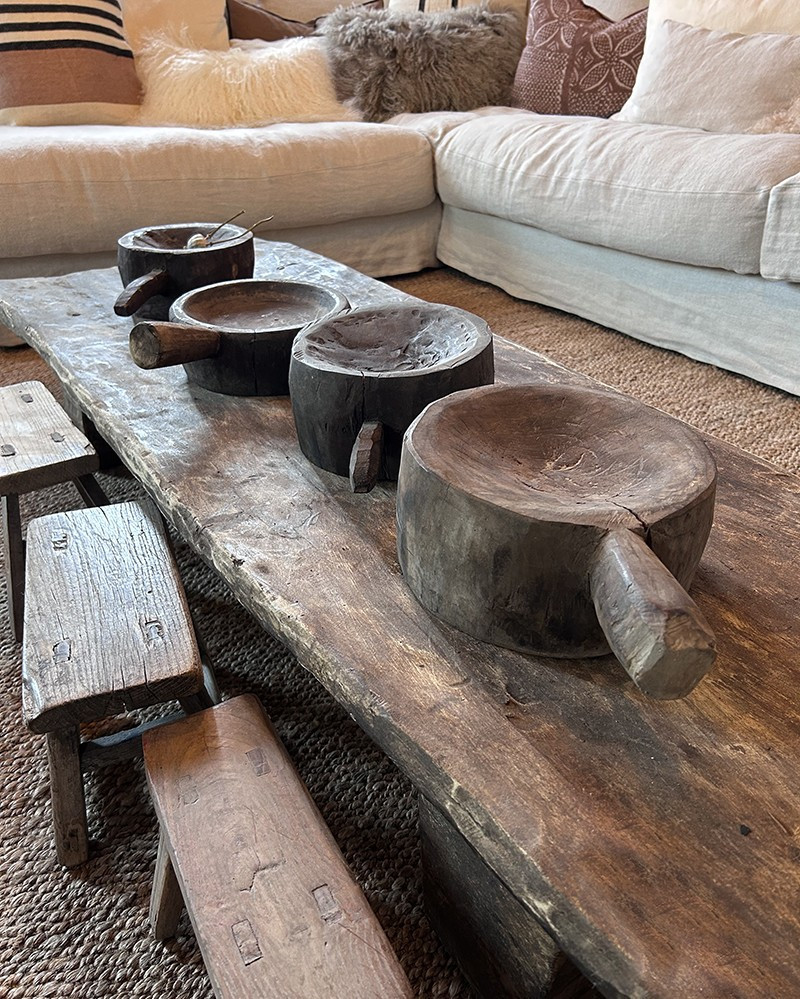 Plat de Sumatra en bois - pièce unique