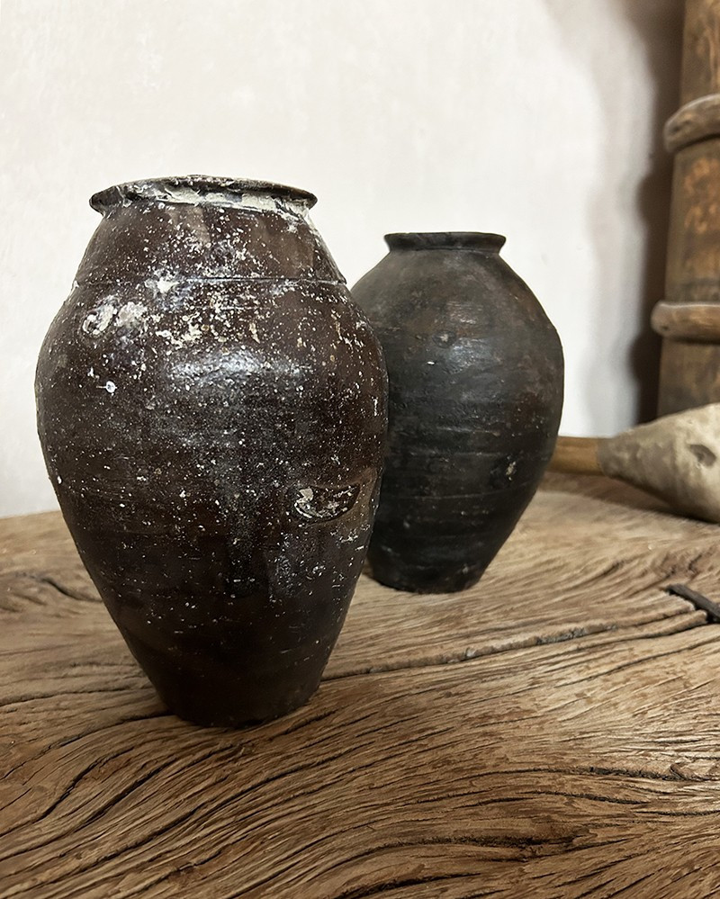 Terracotta little Song jar - unique piece