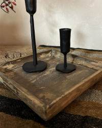 Petit plateau Atmosphère en bois - pièce unique