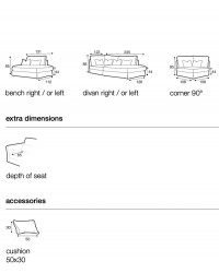 Linen Sofa Heaven 3pl - Modular