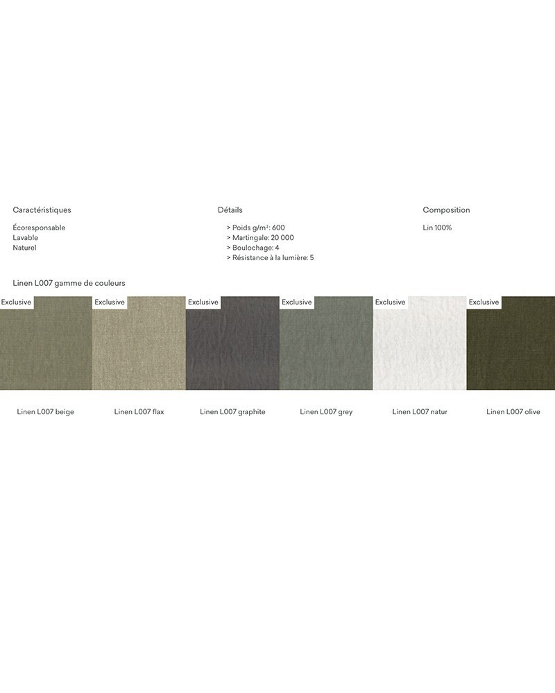 Linen Sofa Heaven 3pl - Modular