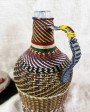 Woven Glass Flask - unique piece