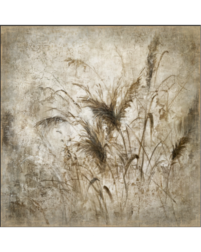 Creased paper Plumeros panel - Limited Edition