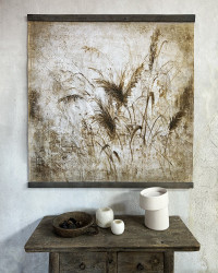 Creased paper Plumeros panel - Limited Edition