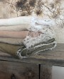 Crumpled Washed Linen plaid by Maison de Vacances
