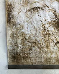 Creased paper Plumeros panel - Limited Edition