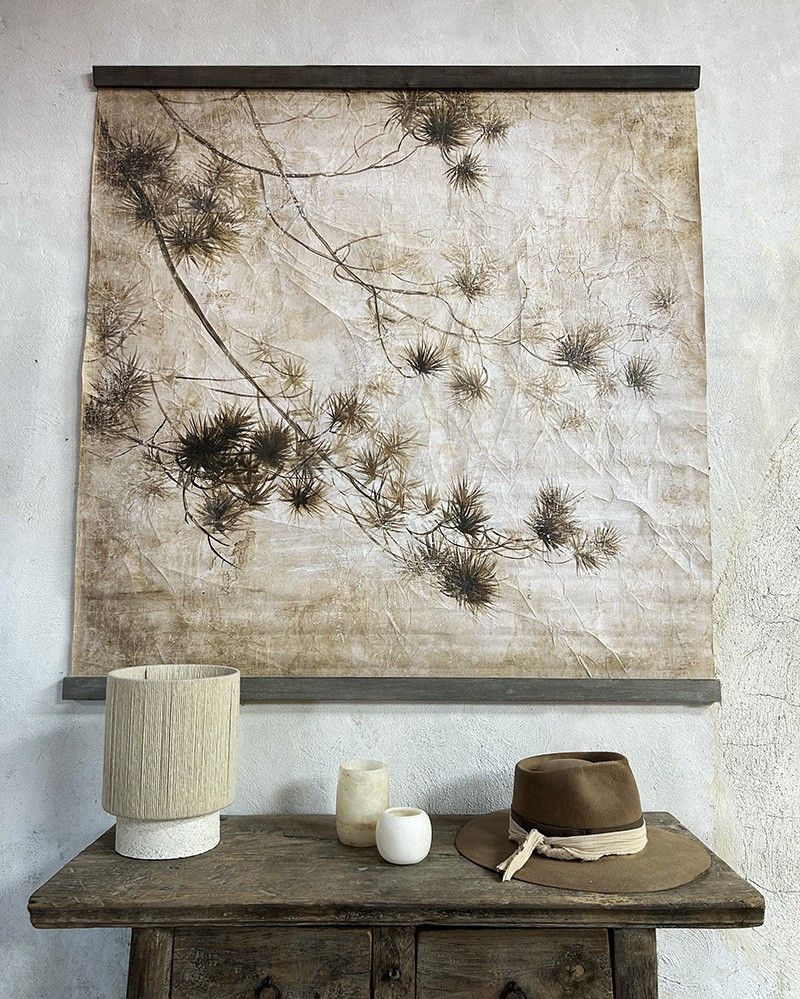 Creased paper Ramas Pinos panel - Limited Edition