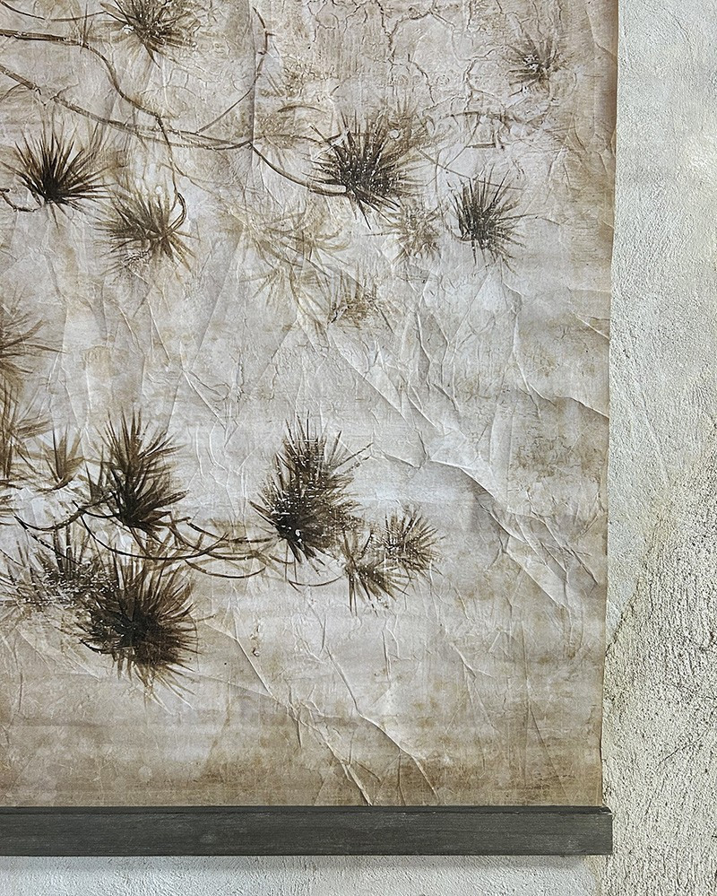 Panneau Ramas Pinos en papier froissé - Edition limitée