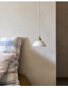 Suspension Pitchoune vanillée en grès émaillé par Enamoura - exclusivité