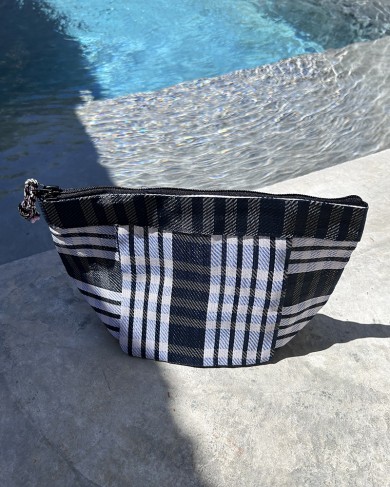 Recycled nylon pouch