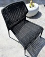Rope & metal Triana outdoor lounge chair