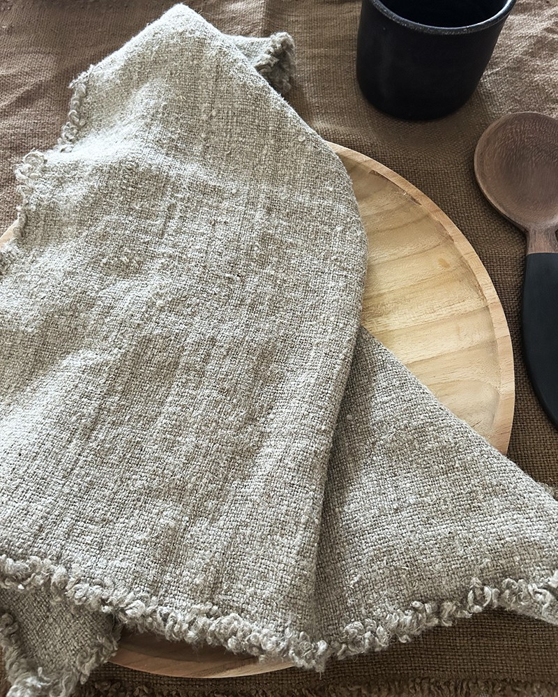 Linen Aquavireo napkin