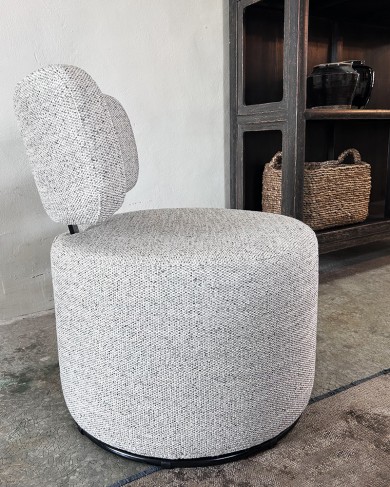 Fauteuil Mokka en rolefin