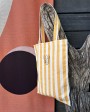 Coton canvas Isola Bella shopping bag La Maison Pernoise x Les Toiles du Soleil - handmade