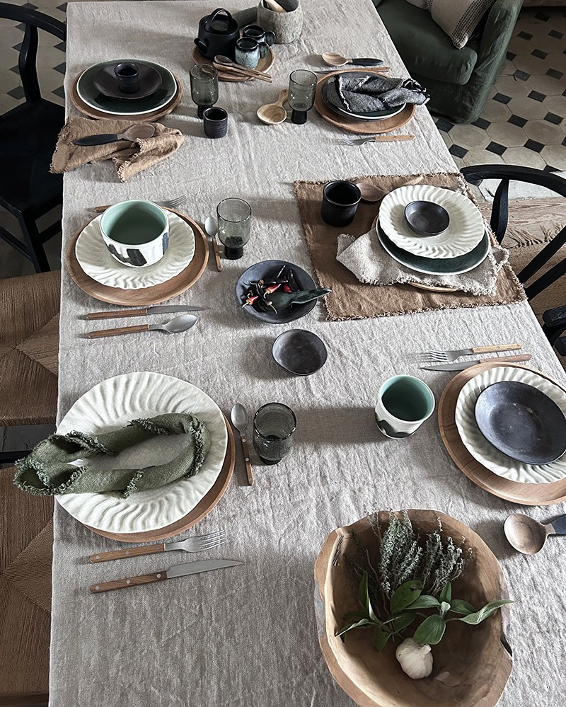 Set de table AquaVireo en lin