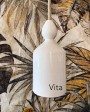 Pi & Vita Meli Melo varnished ceramic pendant lamp by The Gentle Factory