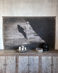 Creased paper Marcheur panel - Limited Edition
