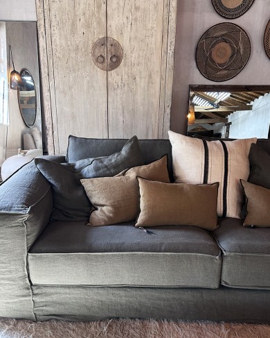 Linen Lounge Sofa Cologne 4PL