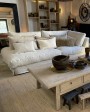 Linen Divan Sofa HEAVEN 3PL